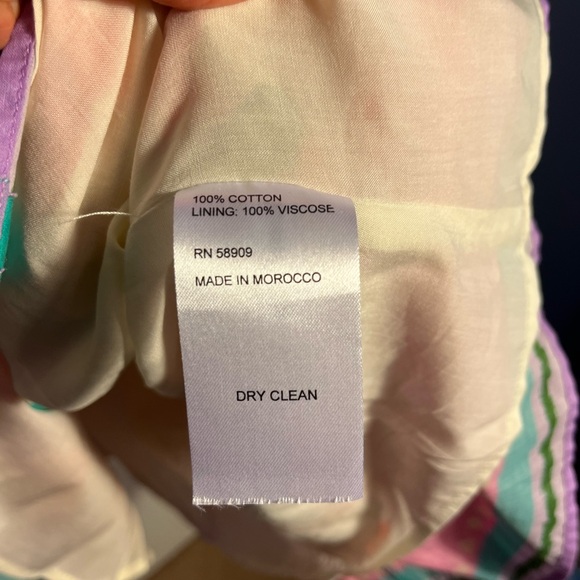 ANTONIO MELANI Colorful Patterned Midi Dress size Small - Picture 8 of 9